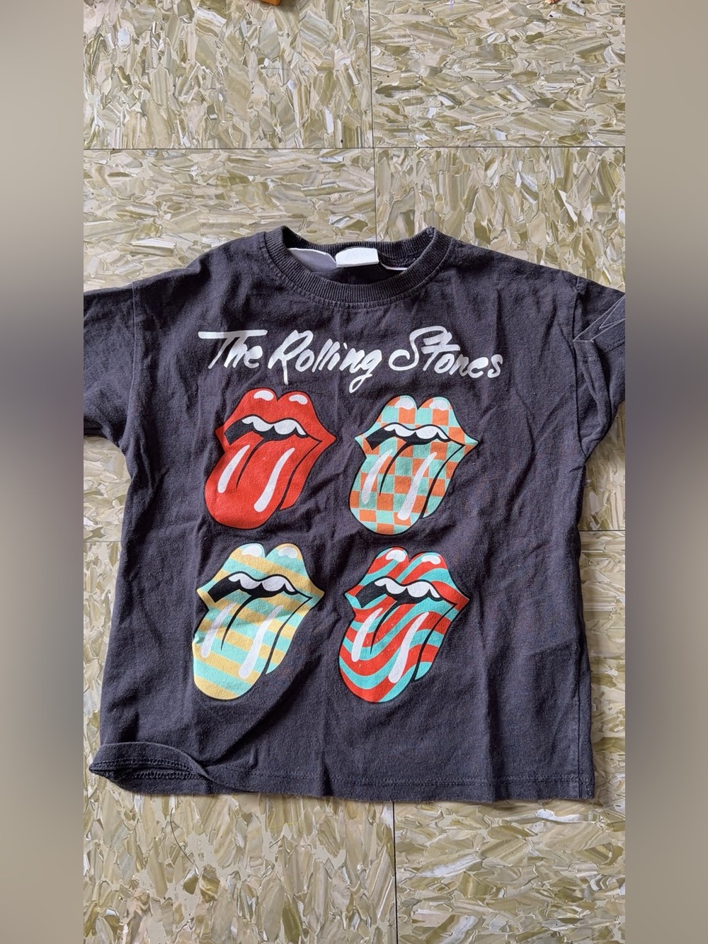 Zara The Rolling Stones Graphic Tee T-Shirt Baby Kids Cotton Top
